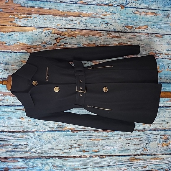 Tulle Jackets & Blazers - TULLE Anthroplogie wool Trench coat